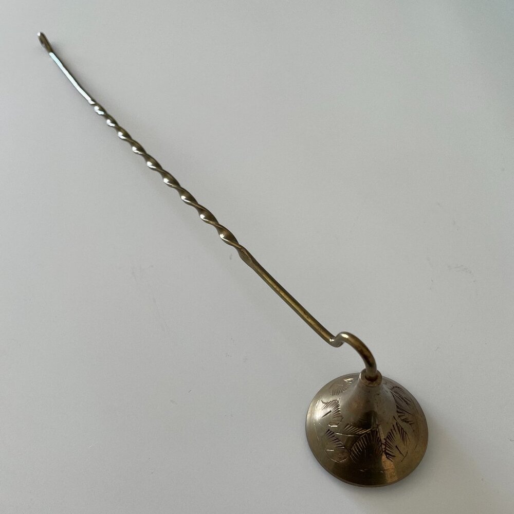 Vintage Brass Candle Snuffer